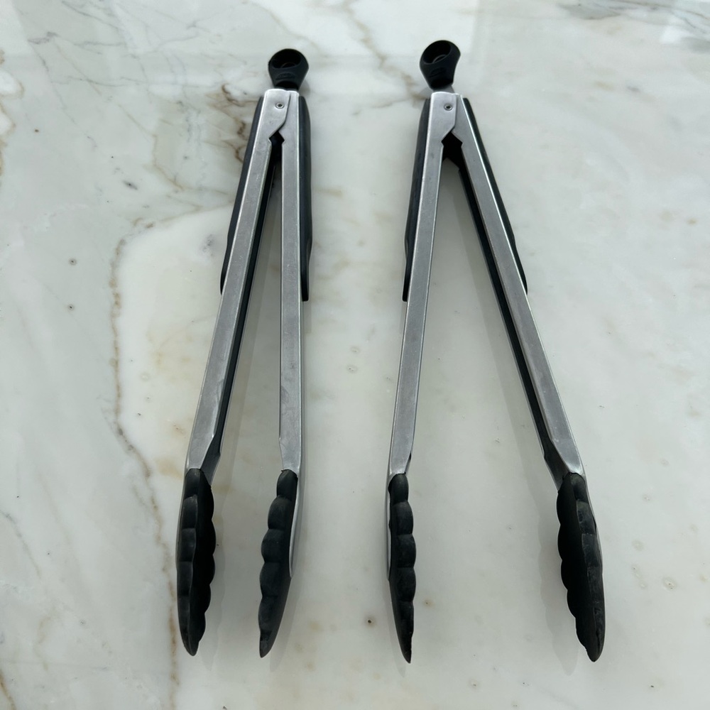 OXO STAINLESS TONGS SET